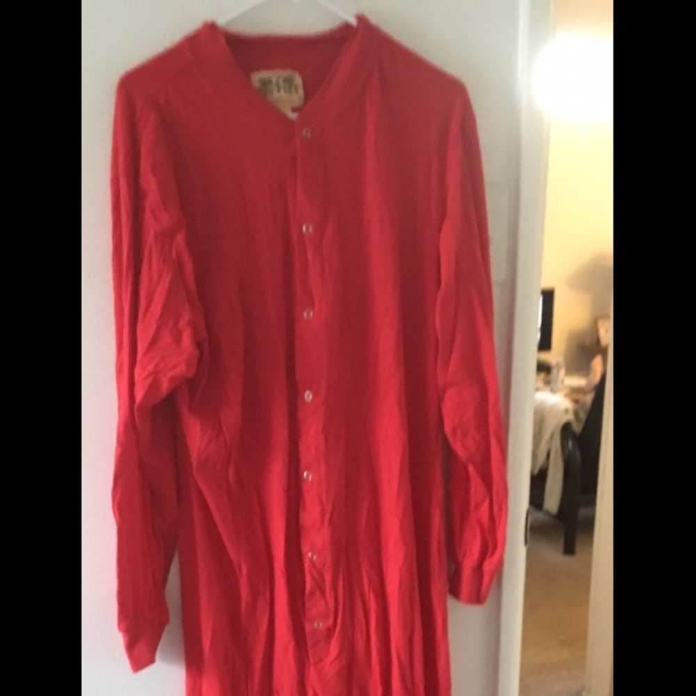 red footie pajamas